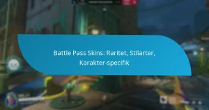 Battle Pass Skins: Raritet, Stilarter, Karakter-specifik