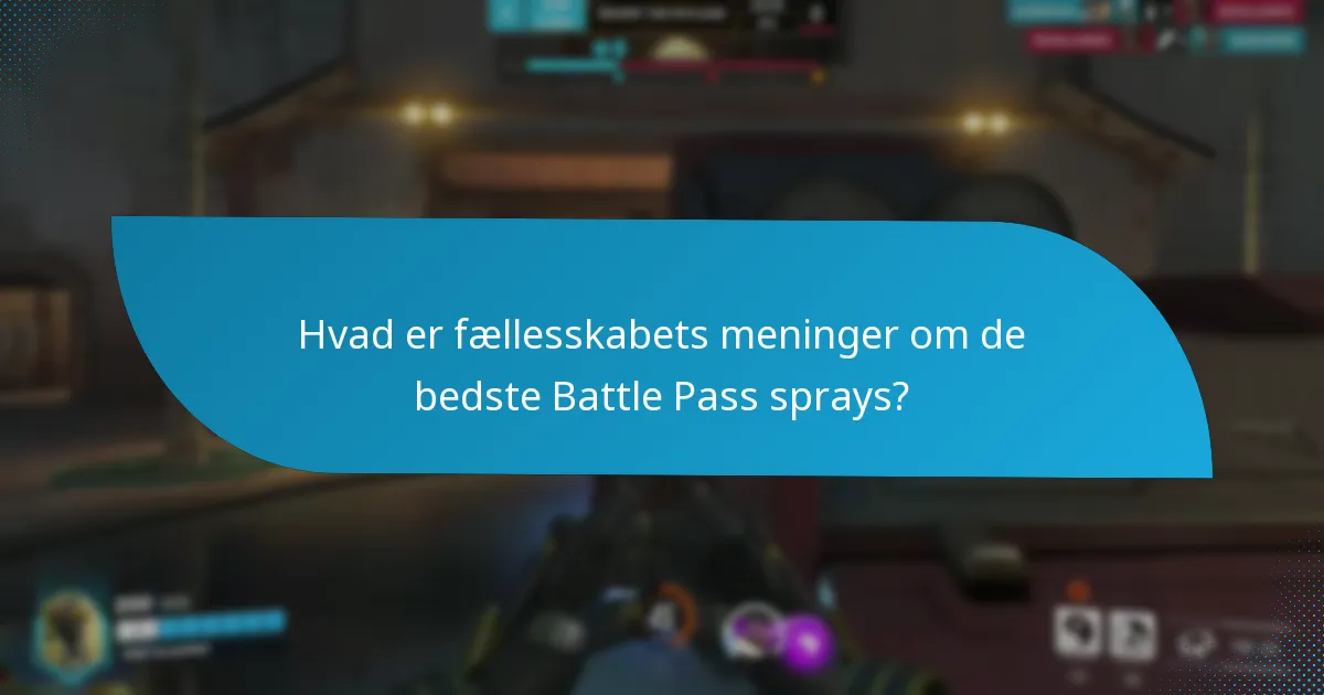 Hvordan bestemmes sjældenheden af Battle Pass sprays?