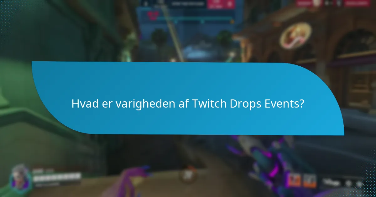 Hvilke belønninger kan jeg tjene fra Twitch Drops Events?