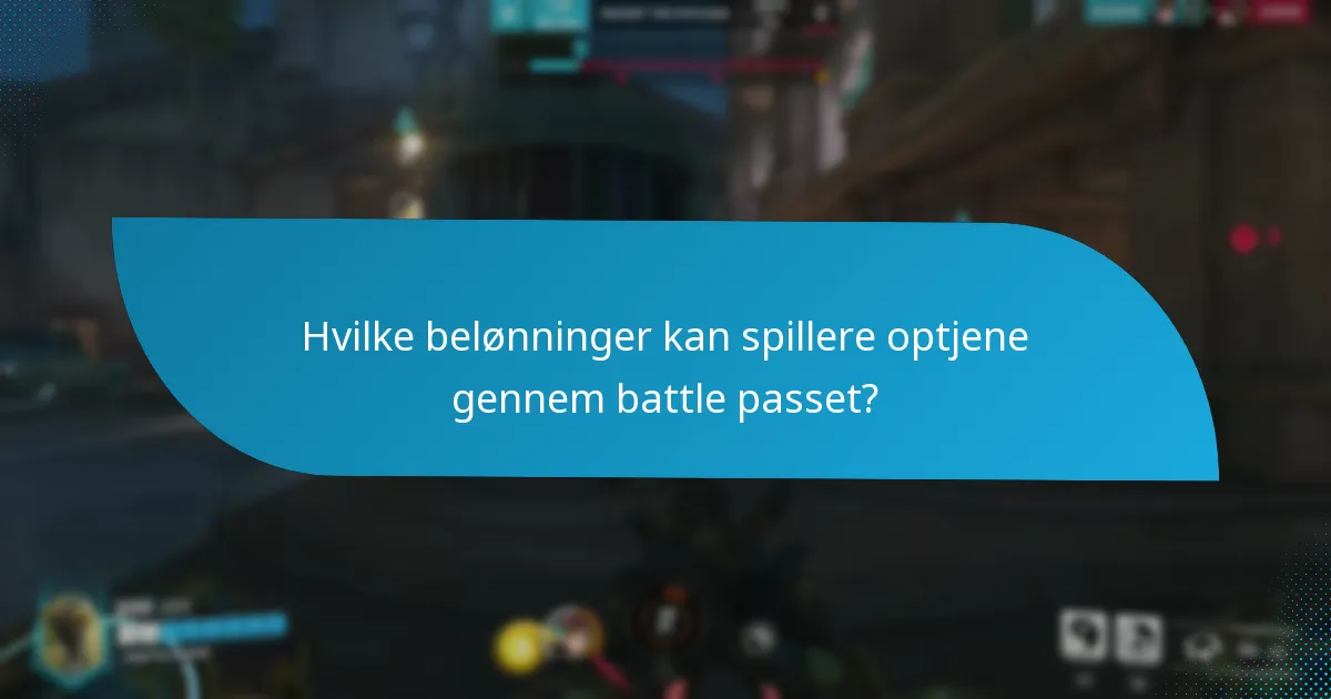 Hvilke belønninger kan spillere optjene gennem battle passet?