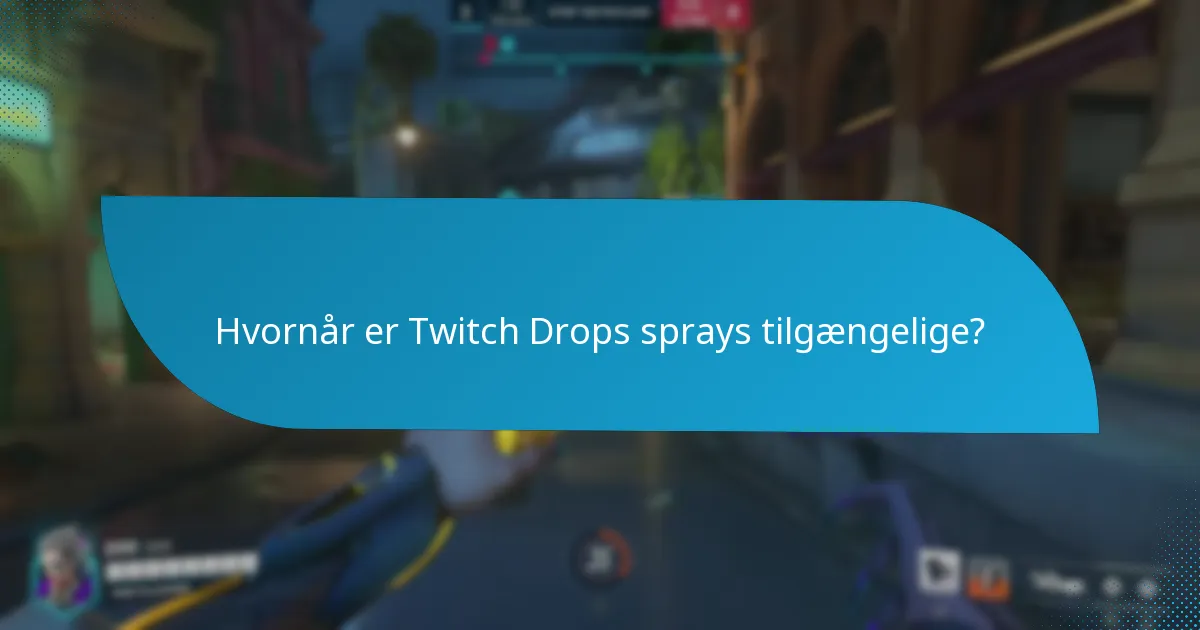Kan jeg købe eller låse op for Twitch Drops sprays?